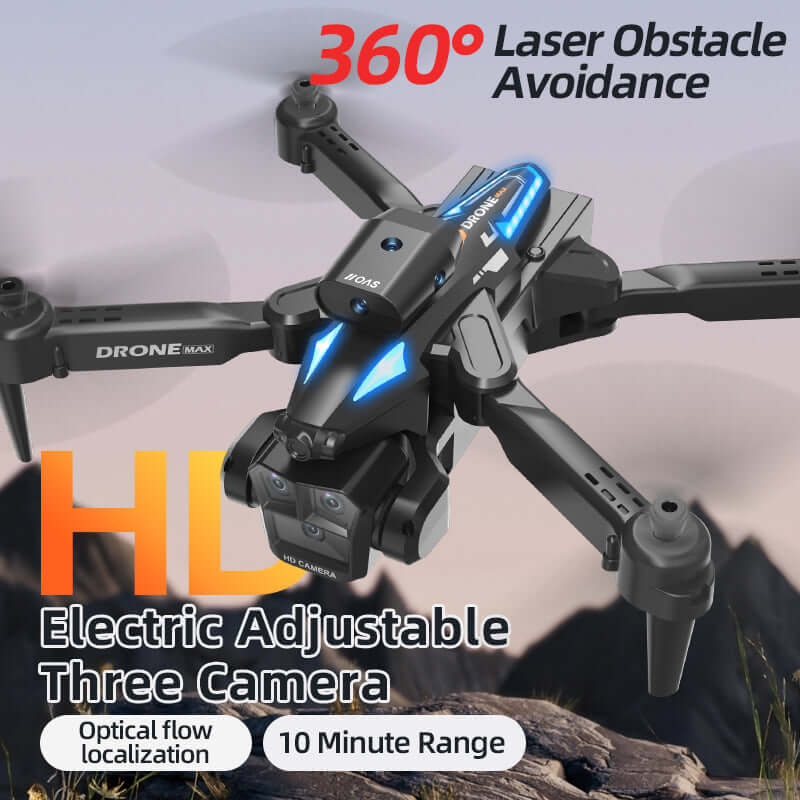 C10 QC Drone – Triple HD Cameras & Obstacle Avoidance