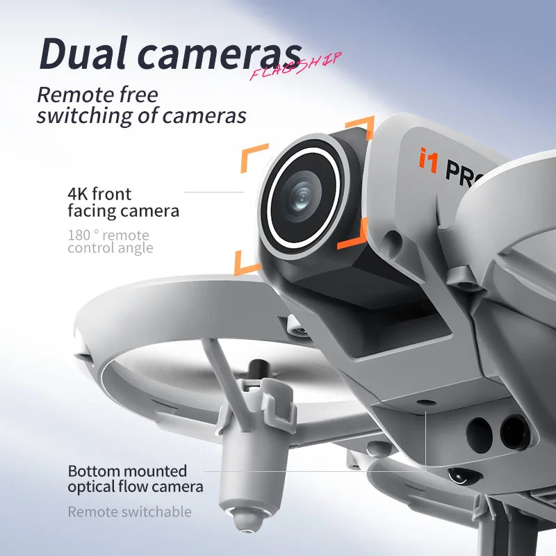 2025 I1Pro Mini Drone – 8K HD Dual Camera, Obstacle Avoidance & Brushless Motors