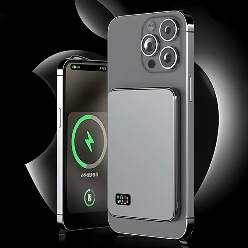 MagSafe 5000mAh Wireless Power Bank with PD & LED Display