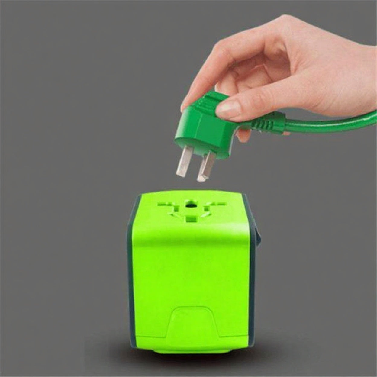 Multi-Function Travel Socket Universal Adapter with USB Charging