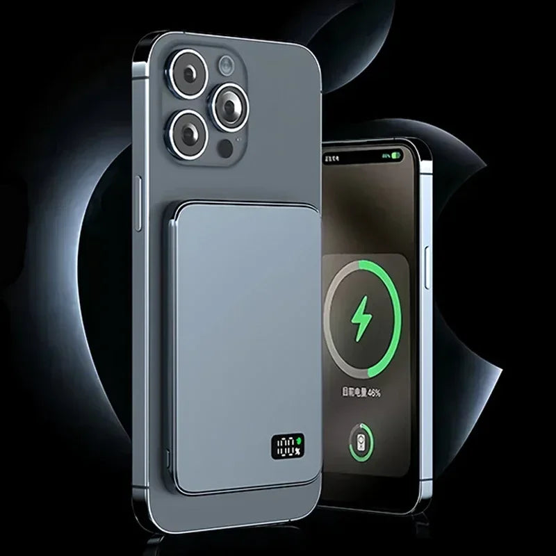 MagSafe 5000mAh Wireless Power Bank with PD & LED Display