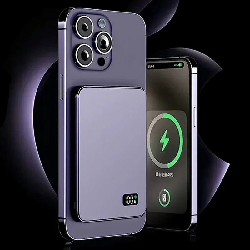 MagSafe 5000mAh Wireless Power Bank with PD & LED Display