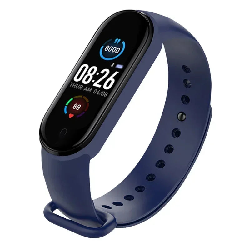All-In-One M5 Watch: 1.2" Color Display, Fitness Step Counting, 10+ Sports, Call Reminder, Remote Shutter & Playback