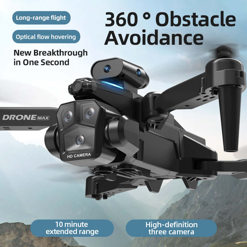 C10 QC Drone – Triple HD Cameras & Obstacle Avoidance
