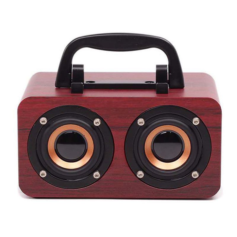 Wooden Wireless Bluetooth Speaker Portable Outdoor Wooden Wireless