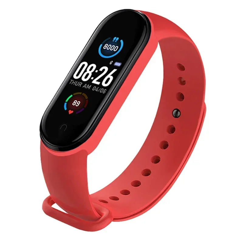 All-In-One M5 Watch: 1.2" Color Display, Fitness Step Counting, 10+ Sports, Call Reminder, Remote Shutter & Playback