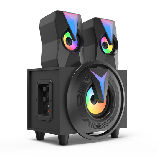 Owl Wooden Bluetooth Speaker with Card Slot & Radio – USB Powered with Remote Control