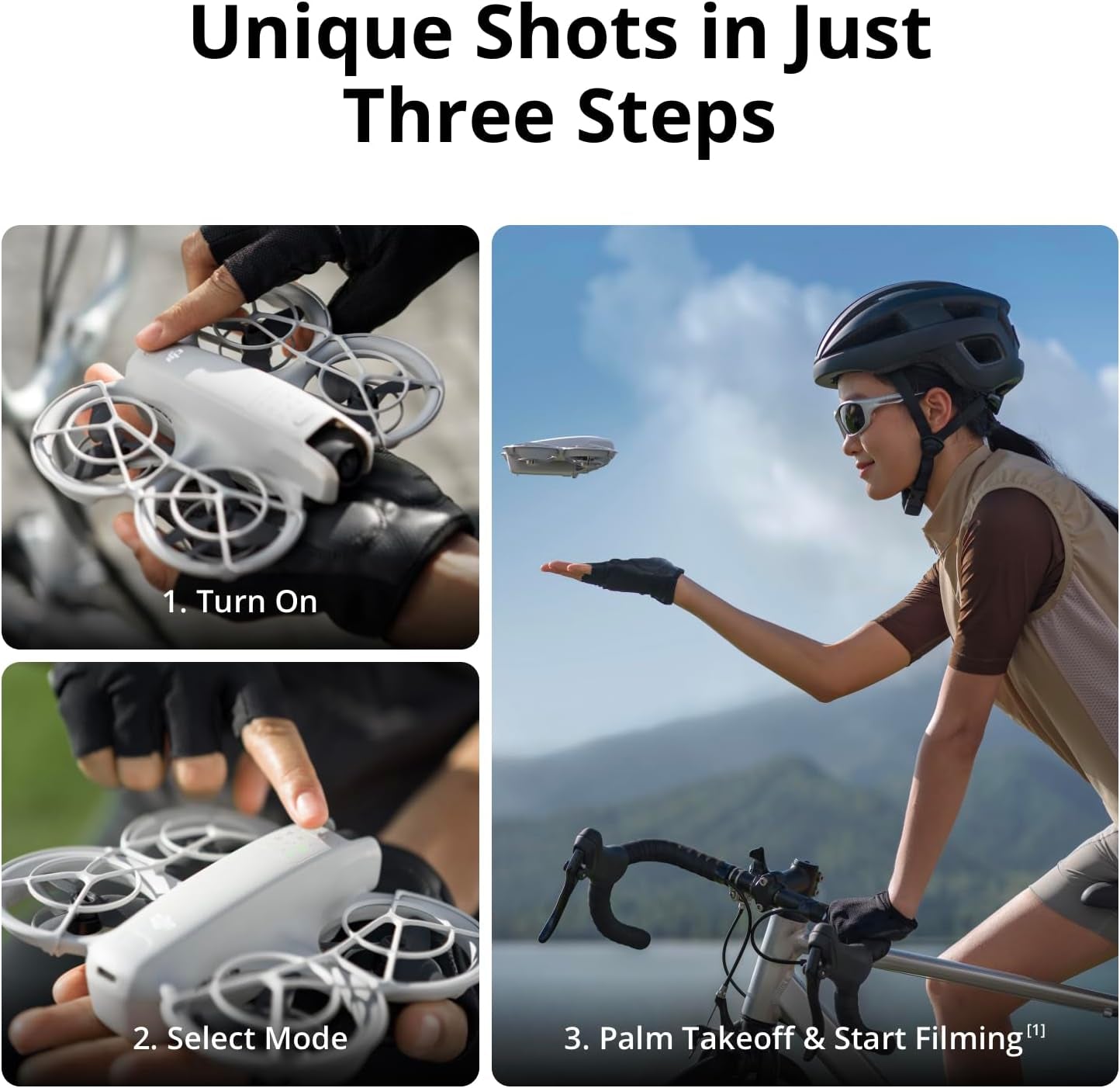 DJI Neo Mini Drone 4K UHD Camera – Lightweight Self-Flying Drone Kit