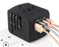 Multi-Function Travel Socket Universal Adapter with USB Charging