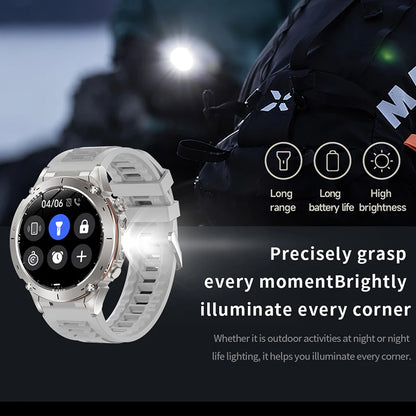 2025 Dual-Band GPS Outdoor Smartwatch – Professional 10ATM Waterproof Fitness Tracker