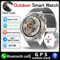 2025 Dual-Band GPS Outdoor Smartwatch – Professional 10ATM Waterproof Fitness Tracker