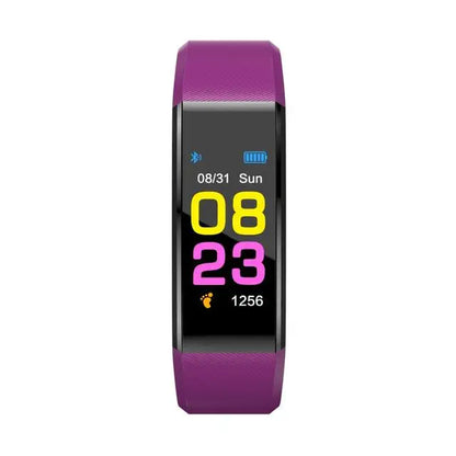 Bluetooth Smart Sports Bracelet Pedometer Heart Rate Blood Pressure Fitness Tracker Smartwatch for Ios Android+Box Men and Women