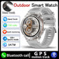 2025 Dual-Band GPS Outdoor Smartwatch – Professional 10ATM Waterproof Fitness Tracker