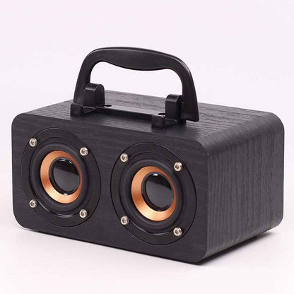 Wooden Wireless Bluetooth Speaker Portable Outdoor Wooden Wireless
