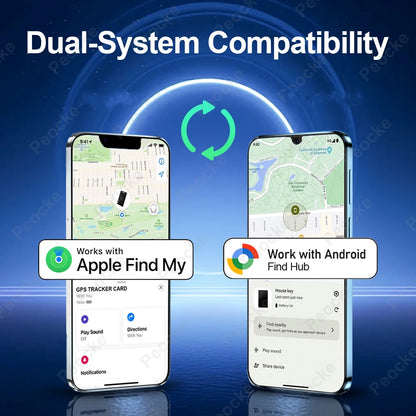 Wallet Anti-Loss GPS Smart Tag | Slim Bluetooth Tracker for Wallets, Keys & Luggage