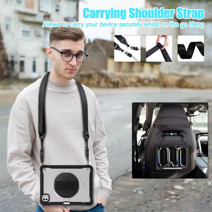 Shockproof iPad Case with Strap